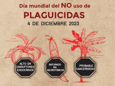 4 de diciembre día mundial del NO uso de plaguicidas